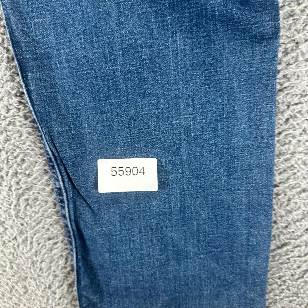 Wrangler Jeans Mens 38x32 Blue Cotton Denim Straight Leg Faded Athletic Stretch